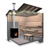  Elements for saunas and fireplaces